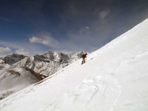 pendio prima della cresta