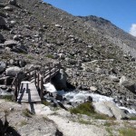 ponte oltre la bastionata rocciosa