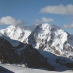 dall'adlerpass il rosa,liskamm,castore,polluce e roccia nera