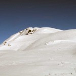 la punta dall'inizio della dorsale