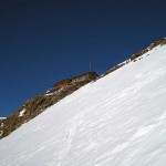 pendio in vista del rifugio