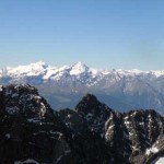 panorama dalla vetta da sud a ovest