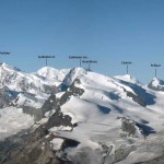 dal rosa al breithorn