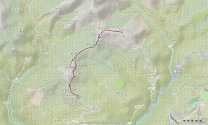 monte todano - pizzo pernice  miazzina mappa itinerario