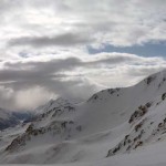 dal colle verso sud con punta leysser e monte rosso