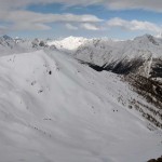 verso nord con mont flassin e testa cordella e comba flassin