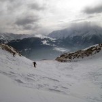 pendii sotto il rifugio