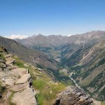 panorama verso cogne dopo il grand vallon