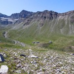 in vista del rifugio sella