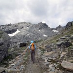 in vista del canale di sfasciumi