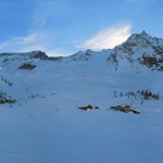 vallone di entrelor e a sin il  rado bosco