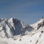 monte bianco e grandes jorasses