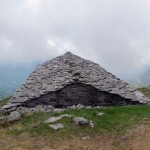 dal casotto sulla destra il monte arzola