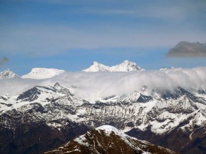 da sin allalinhorn,alphubel,taschhorn e dom