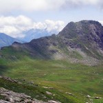 mont rodzo e a sin la cresta di salita