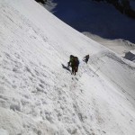 traverso alla cresta rocciosa