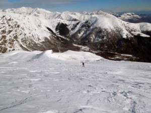 pendio sopra l'alpe mora