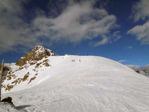 ultimi metri davanti al mucrone