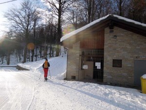 deviazione dalla pista di fondo