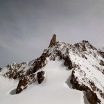 dente del gigante e dietro le grandes jorasses