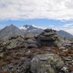 la vetta con terrarossa,hubschhorn e breithorn