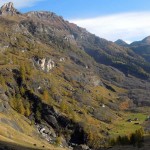 vista sulla vallata dal bivio