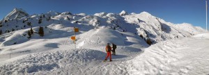 partenza dal rifugio