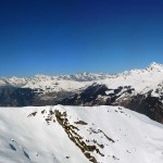 verso nord il comprensorio di verbier