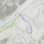 col entre deux sautes mappa itinerario