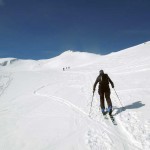 in vista della vetta